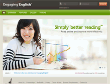 Tablet Screenshot of engagingenglish.com